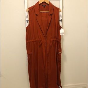 Orange/Red cardigan
